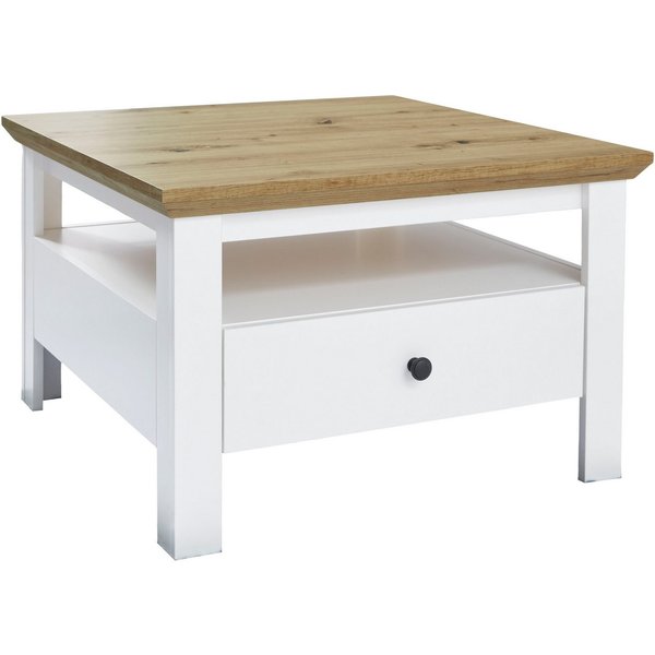 Home affaire Couchtisch Ulm, Couchtisch mit Schublade & offenem Fach - (B/T/H) 70/70/46 cm