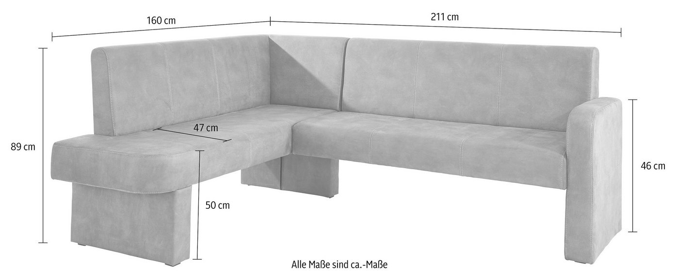 Home affaire Eckbank Umag, 210 x 60 cm – Bild 2 von 3
