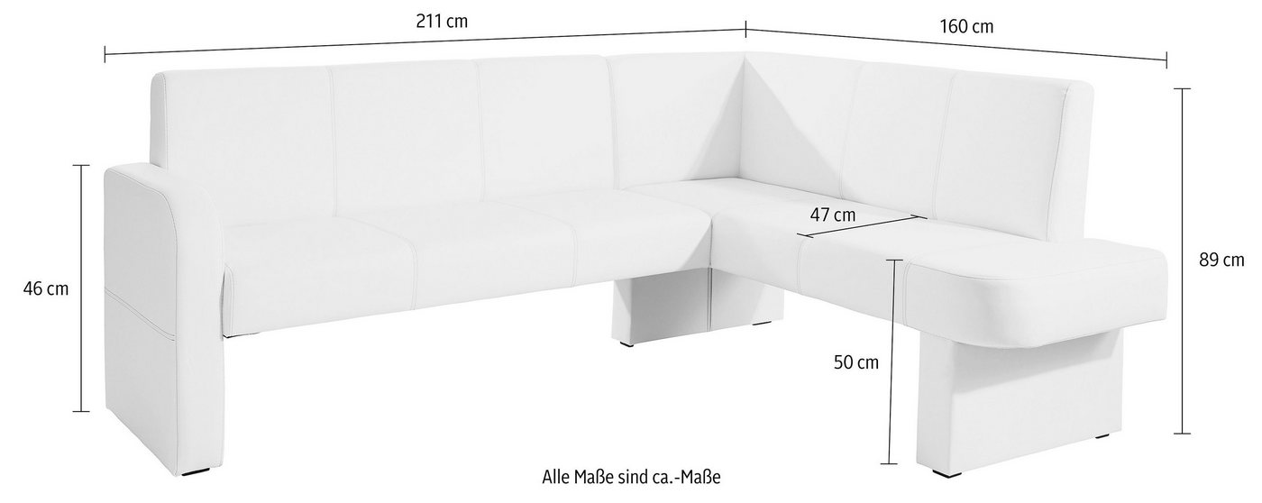 Home affaire Eckbank Umag, 210 x 60 cm – Bild 2 von 3