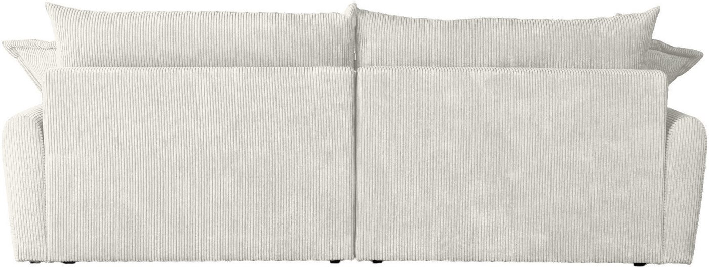 Home affaire Ecksofa Finca XL L-Form, B: 190 cm, 4 Zierkissen, Mega-Sofa, in Cord oder Chenille-Struktur, Federkern – Bild 5 von 5