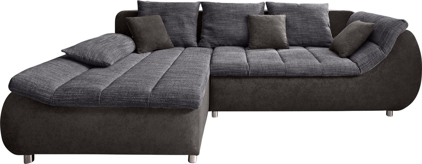 Home affaire Ecksofa Imola, bequem, aktuelle Steppung im Sitz, L-Form, Breite 270cm, wahlweise mit Bettfunktion – Bild 2 von 5