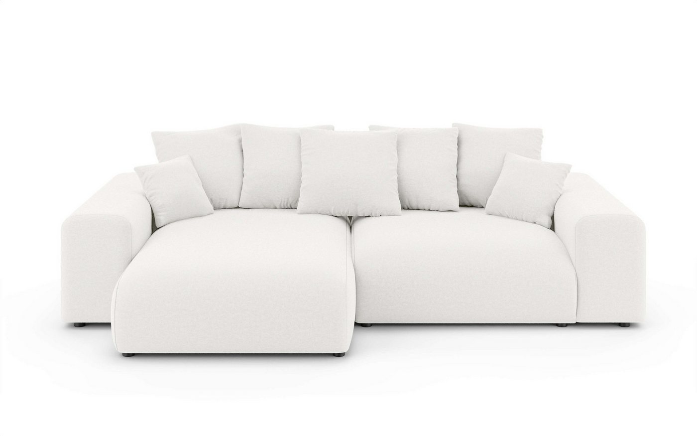 Home affaire Ecksofa LAKESIDE mit Bettfunktion und Bettkasten, B/T/H 257/166/84 cm, L-Form, Recamiere beidseitig montierbar, mit Wellenunterfederung – Bild 2 von 5