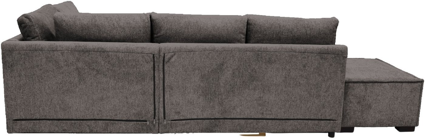 Home affaire Ecksofa Night & Day L-Form, B: 316 cm mit Dauer-Schlaffunktion 180x200 cm, Set: Sofa & Hocker, Schlaffunktion, Bettkasten & Kissen, Boxspringbett – Bild 5 von 5
