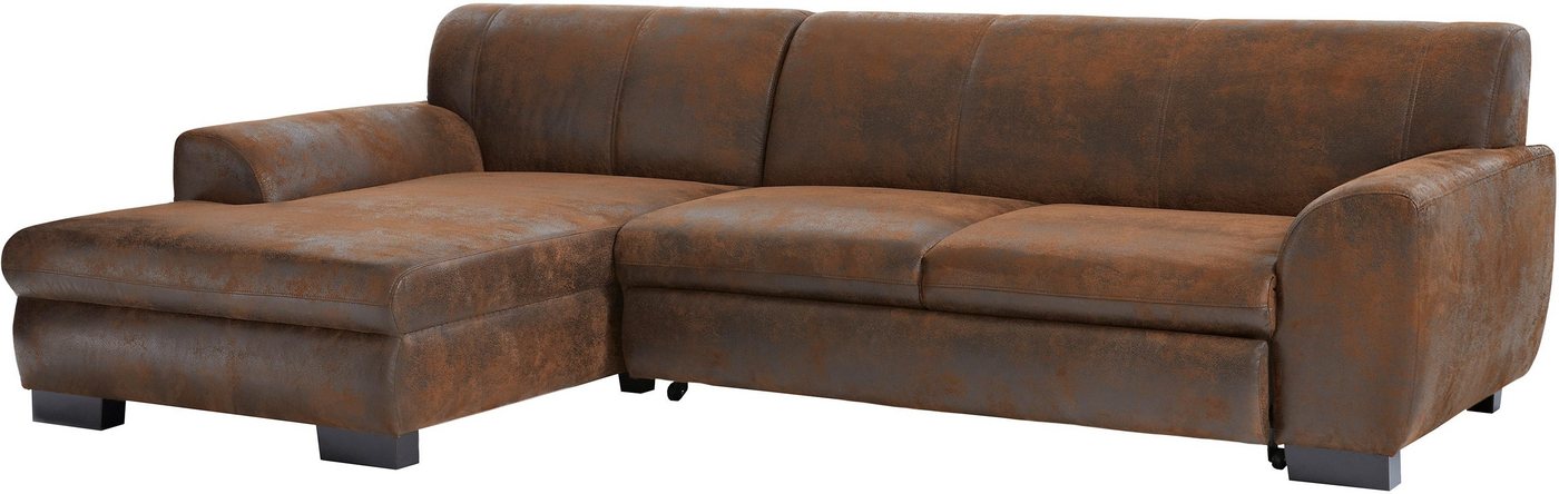 Home affaire Ecksofa Nika zeitlos und elegant, L-Form, wahlweise mit Bettfunktion, auch in Cord – Bild 4 von 5
