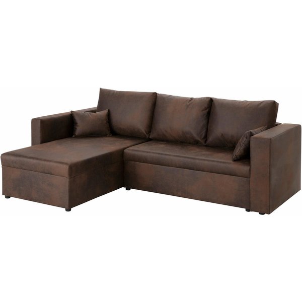 Home affaire Ecksofa Pur L-Form, wahlweise mit Bettfunktion