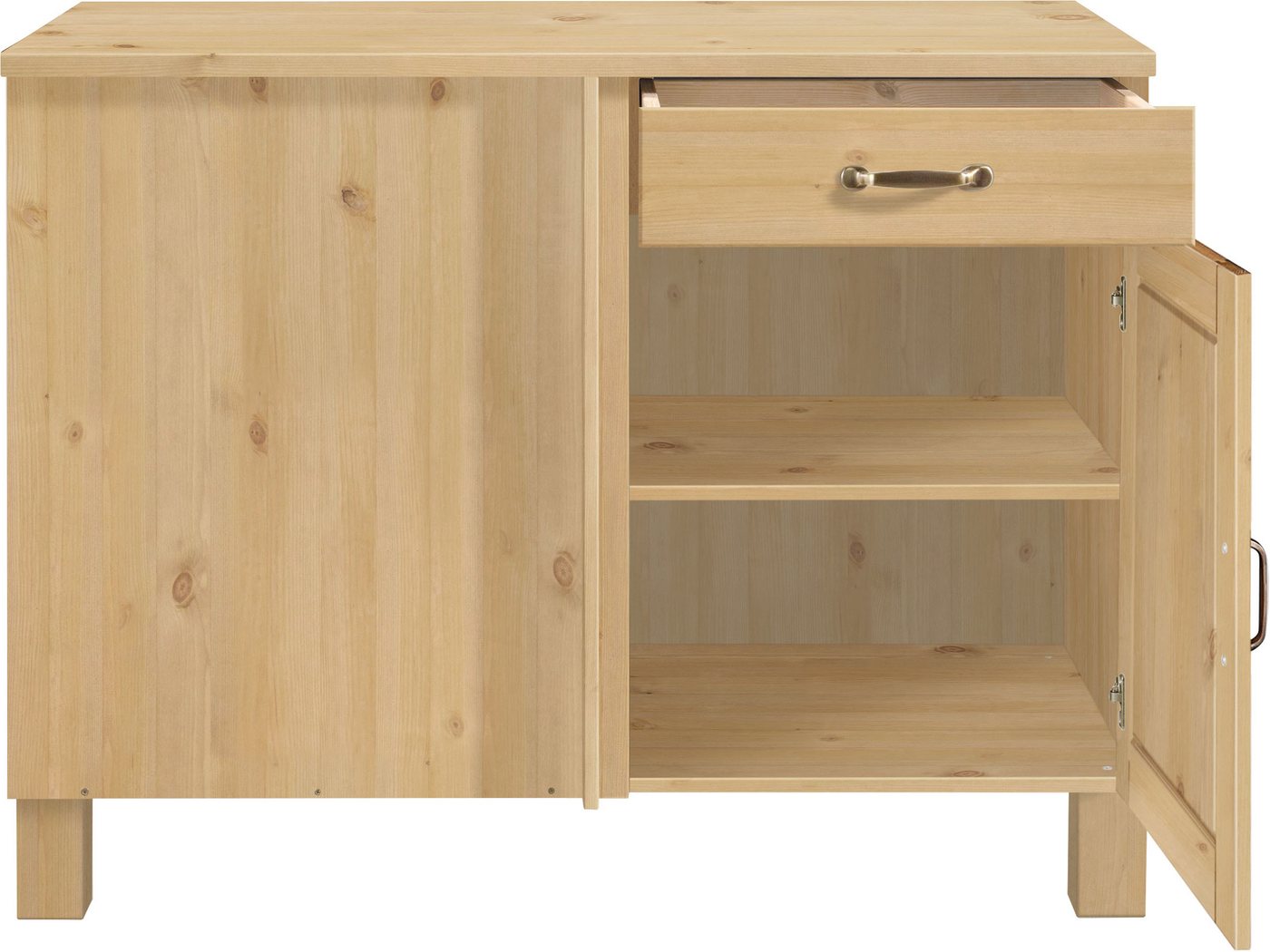 Home affaire Eckunterschrank Alby Breite 110 cm, 1 Tür und 1 Schublade – Bild 4 von 5
