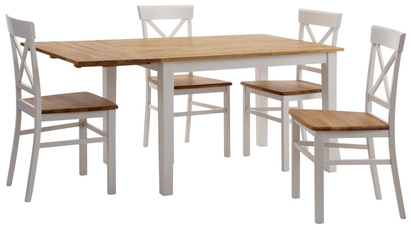 Home affaire Essgruppe Samba, (Set, 5-tlg), mit ausklappbarem Esstisch – Bild 5 von 5