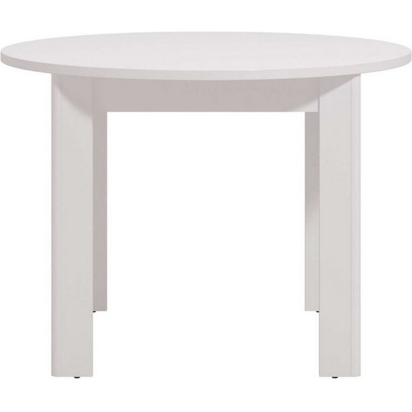 Home affaire Esstisch Ancona runder Tisch, 106 cm, MFD Tischplatte, in verschiedenen modern Farben, Ideal für eine moderne Küche