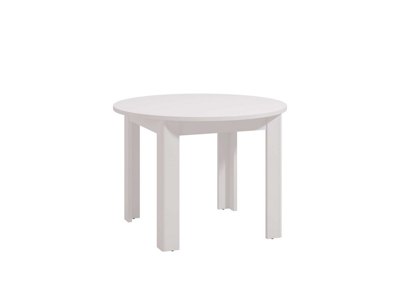 Home affaire Esstisch Ancona runder Tisch, 106 cm, MFD Tischplatte, in verschiedenen modern Farben, Ideal für eine moderne Küche – Bild 3 von 4