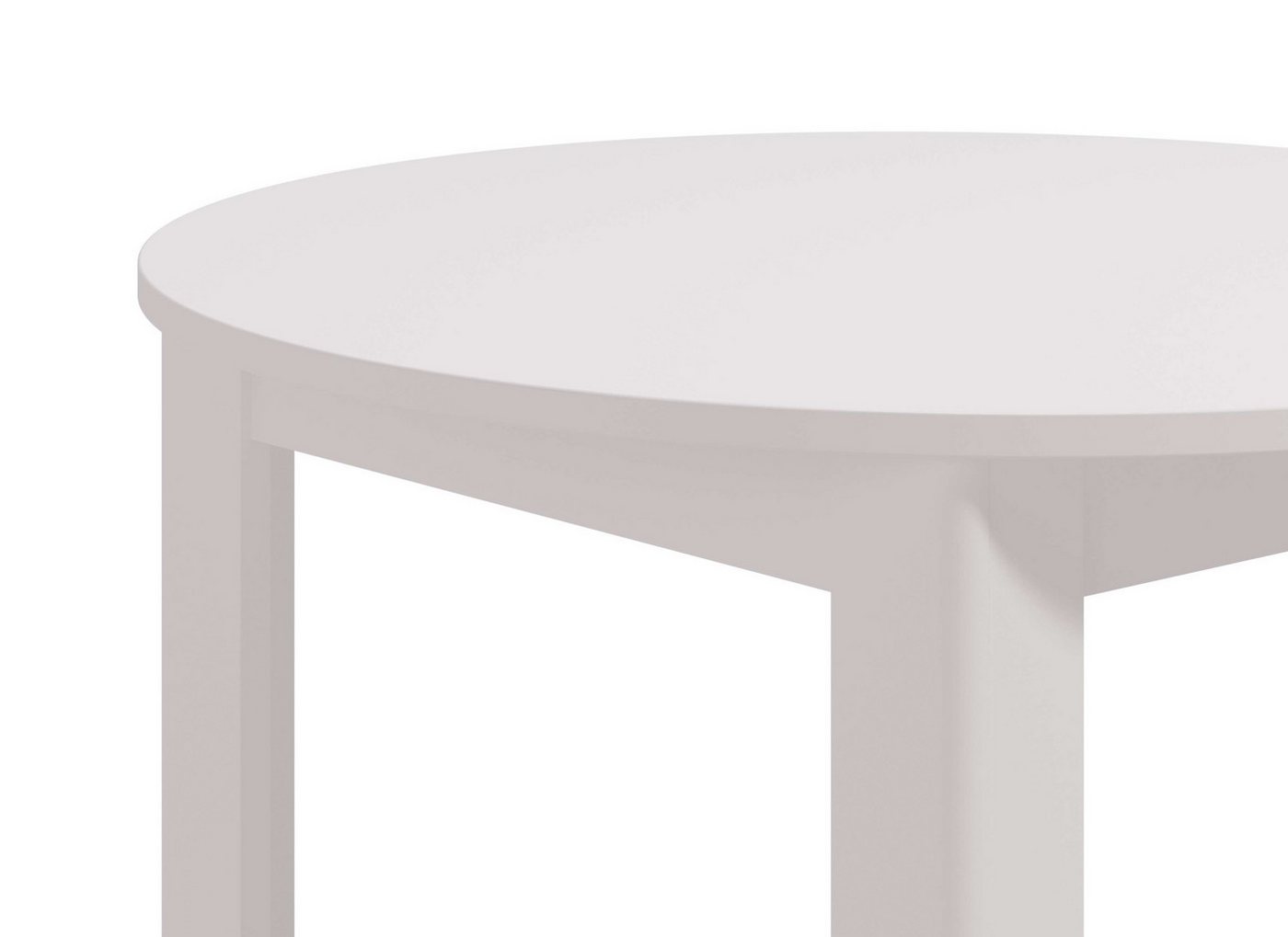 Home affaire Esstisch Ancona runder Tisch, 106 cm, MFD Tischplatte, in verschiedenen modern Farben, Ideal für eine moderne Küche – Bild 4 von 4