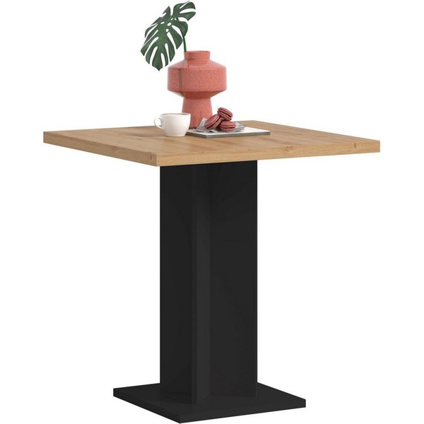 Home affaire Esstisch GERO, 70x76x70 cm, mit Säulengestell, quadartische Tischplatte (1-St., in verschiedenen Ausführungen erhältlich), Tisch, Esstisch, Esszimm