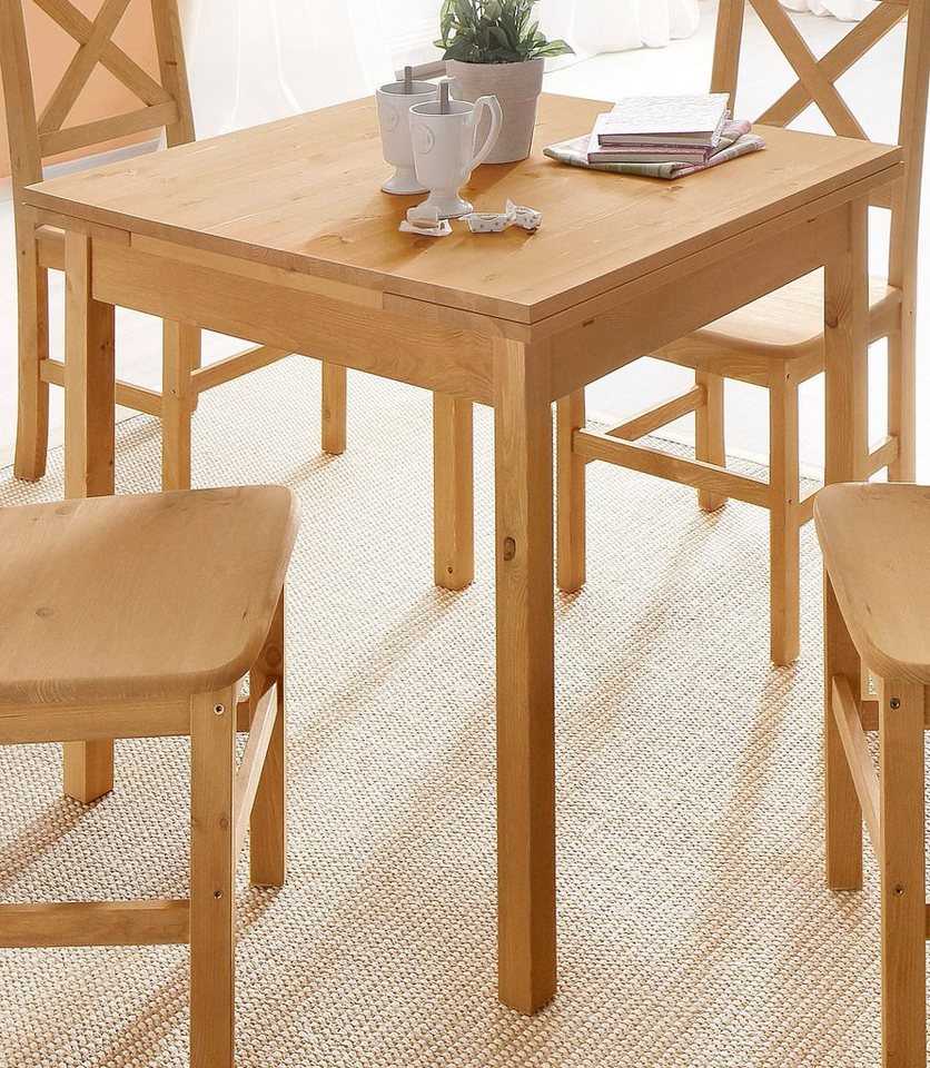 Home affaire Esstisch Maike (Esstisch, Küchentisch, OTTOs Choice), Home affaire, Breite 80cm, mit Auszugsfunktion – Bild 2 von 5