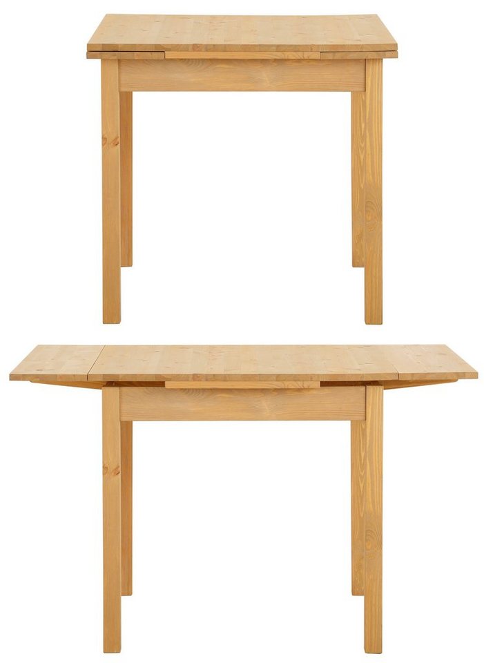 Home affaire Esstisch Maike (Esstisch, Küchentisch, OTTOs Choice), Home affaire, Breite 80cm, mit Auszugsfunktion – Bild 3 von 5