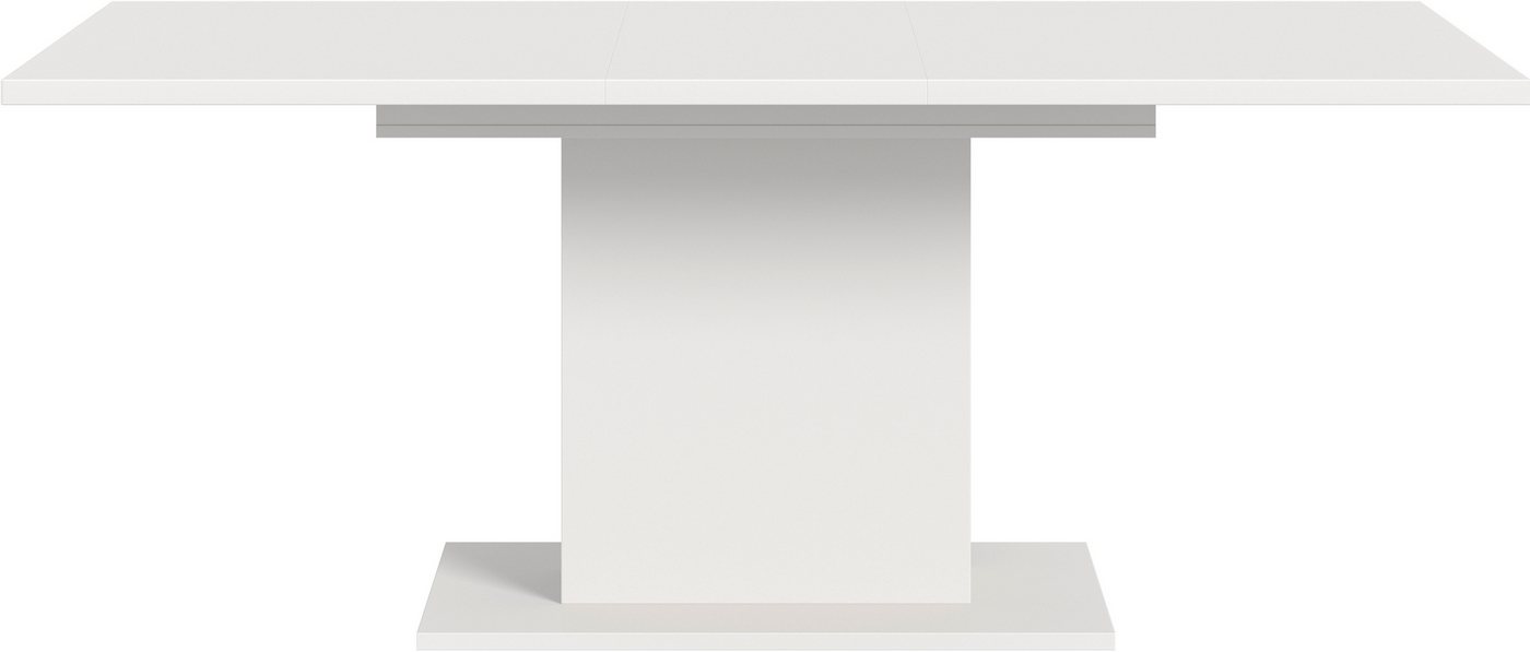 Home affaire Esstisch Motus, ausziehbar 150 -190 cm, inklusive 40 cm Einlegeplatte (Set, 1-St), Säulengestell mit Bodenplatte, Tisch, Küchentisch, Esszimmer, Kü – Bild 5 von 5