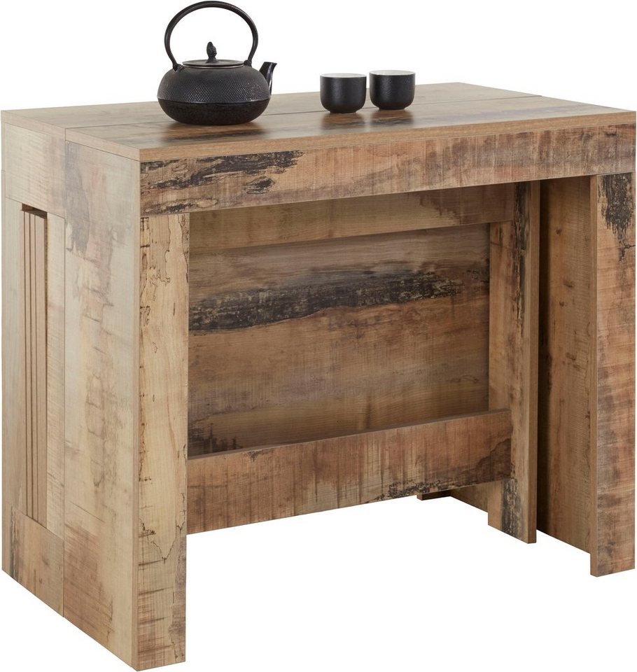 Home affaire Esstisch Praktika, Küchentisch, Wohnzimmertisch, Speisetisch, mit Auszugsfunktion, ausziehbar von 50 cm auf 300 cm – Bild 3 von 5