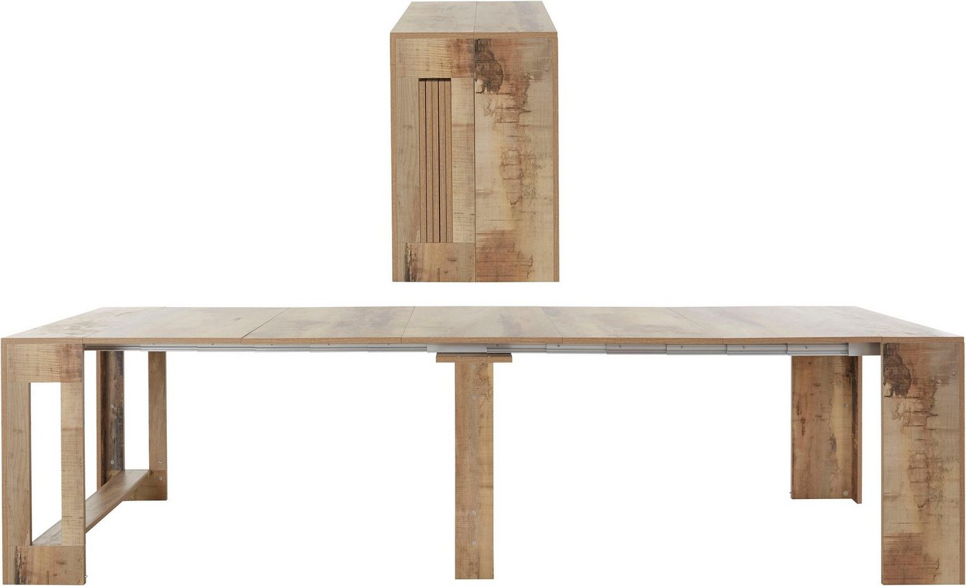 Home affaire Esstisch Praktika, Küchentisch, Wohnzimmertisch, Speisetisch, mit Auszugsfunktion, ausziehbar von 50 cm auf 300 cm – Bild 4 von 5
