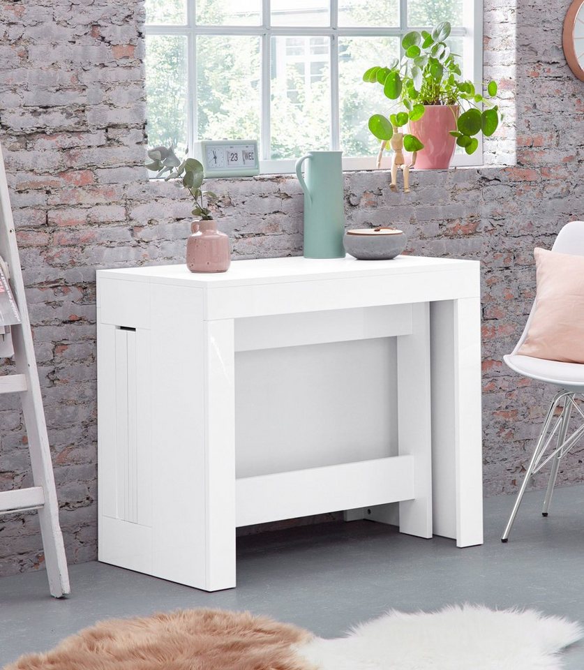 Home affaire Esstisch Praktika, Küchentisch, Wohnzimmertisch, Speisetisch, mit Auszugsfunktion, ausziehbar von 50 cm auf 300 cm – Bild 2 von 5