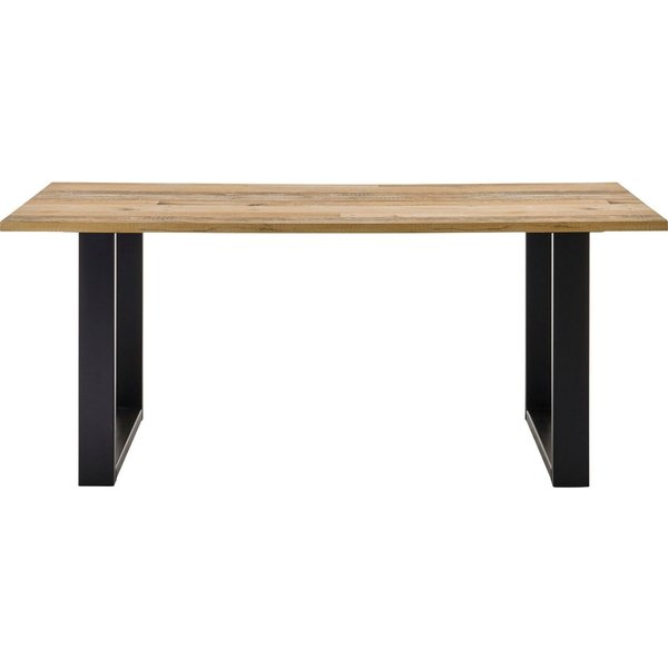 Home affaire Esstisch Sherwood, Tisch im Industrial-Style, Wohnzimmertisch, Küchentisch, Metallgestell, in 2 Farben erhältlich, 180 cm breit
