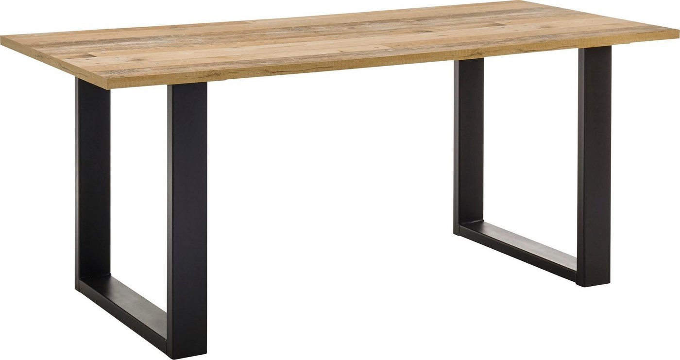 Home affaire Esstisch Sherwood, Tisch im Industrial-Style, Wohnzimmertisch, Küchentisch, Metallgestell, in 2 Farben erhältlich, 180 cm breit – Bild 3 von 5