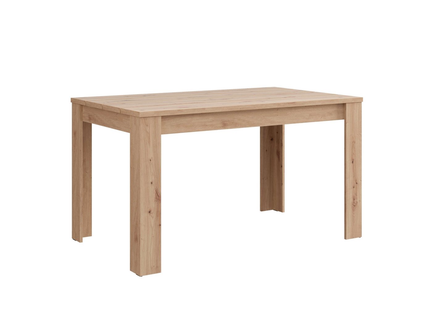 Home affaire Esstisch Spoleto, Esstisch, Küchentisch, Speisetisch, Familientisch, Charakterstarke 4-Lamellen-Platte, 4 Farben, 2 Größen – top modern – Bild 3 von 5