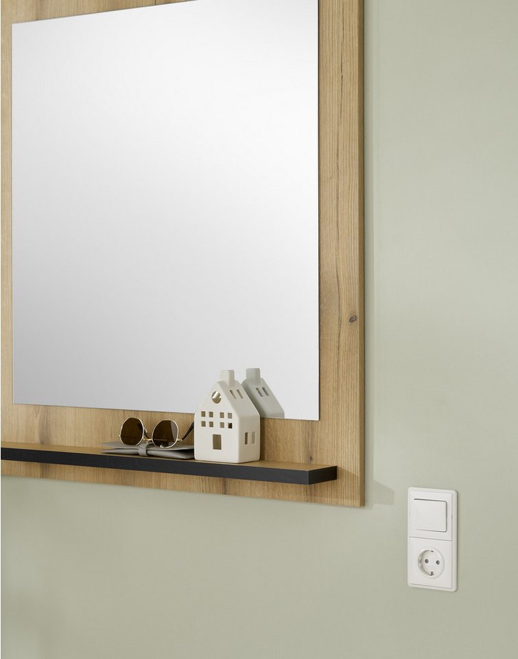 Home affaire Garderoben-Set Cantara, moderne Garderobe, Komplettset mit viel Stauraum, (Komplett-Set, 3-St), enthält Garderobenschrank, Kompaktgarderobe inkl. S – Bild 5 von 5