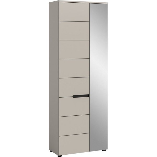 Home affaire Garderobenschrank REHAT, TOPSELLER!, Höhe 190cm, 2 Türen, 6 Fächer, 1 Kleiderstange (1-St., in verschiedenen Farben erhältlich) Garderobe, Flurschr