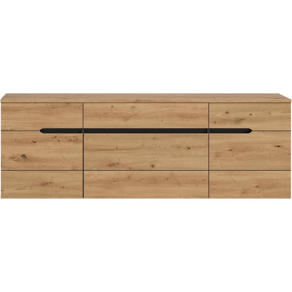 Home affaire Garderobenschrank REHAT, TOPSELLER!, Breite 176 cm, hängende Montage, viel Stauraum (Platz für ca. 20 Paar Schuhe) Garderobe, Flurschrank, Dielensc