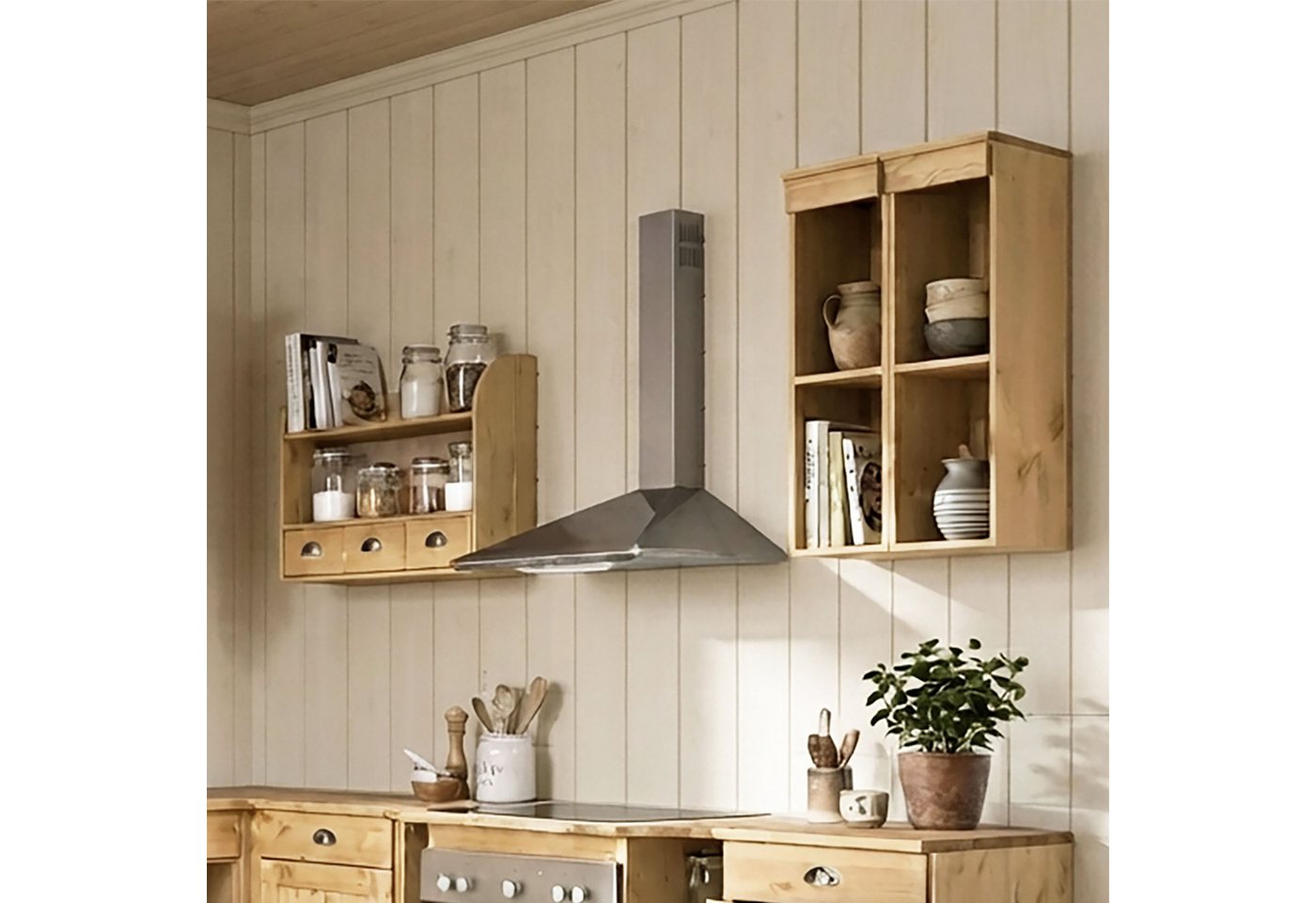 Home affaire Hängeregal Oslo, 25 cm breit, aus massiver Kiefer – Bild 2 von 5