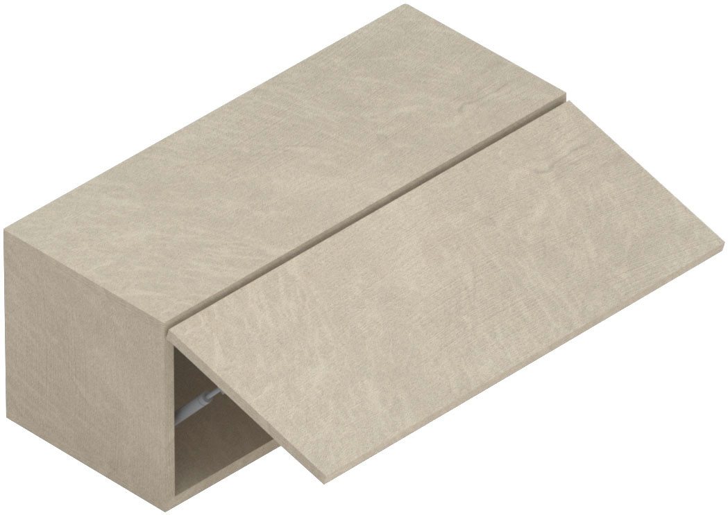 Home affaire Hängevitrine Infinity Breite 69 cm, Höhe 29 cm, Hängeschrank mit 1 Klappe, Wandschrank waagerecht zu hängen, verschiedene Farben – Bild 3 von 4