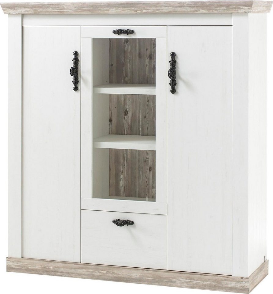Home affaire Highboard Florenz, im romantischen Landhaus-Look, Breite 140 cm – Bild 2 von 5