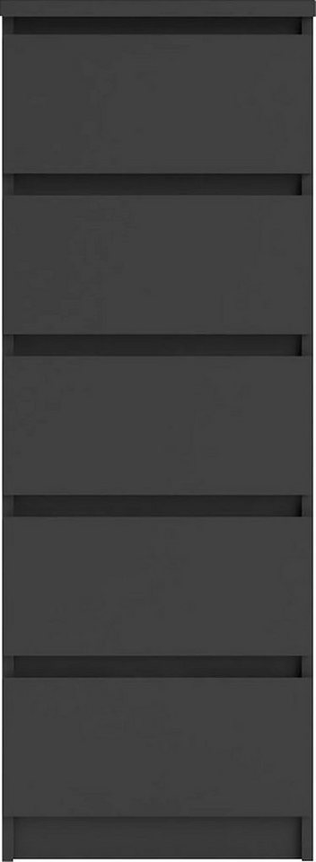 Home affaire Highboard Naia, Hochkommode, 5 Schubladen, Aufbewahrung, grifflose Front, Modern, skandinavisches Design, Schmal, in mehrere Farben – Bild 4 von 5