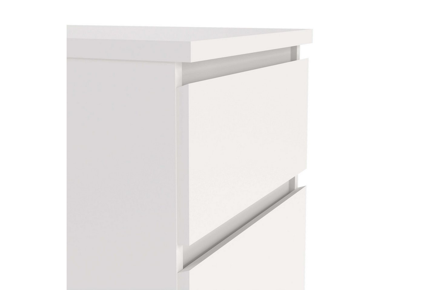 Home affaire Highboard Naia, Hochkommode, 5 Schubladen, Aufbewahrung, grifflose Front, Modern, skandinavisches Design, Schmal, in mehrere Farben – Bild 5 von 5