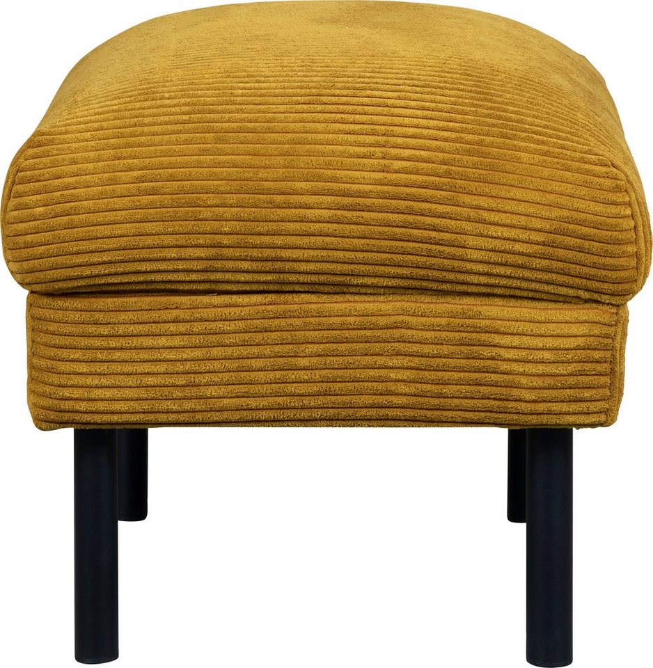 Home affaire Hocker Lillibeth Polsterhocker, Sitzhocker, Maße B/T/H: 64/50/48 cm, passend zur Serie "Lillibeth", auch in Cord und Samtoptik – Bild 4 von 5