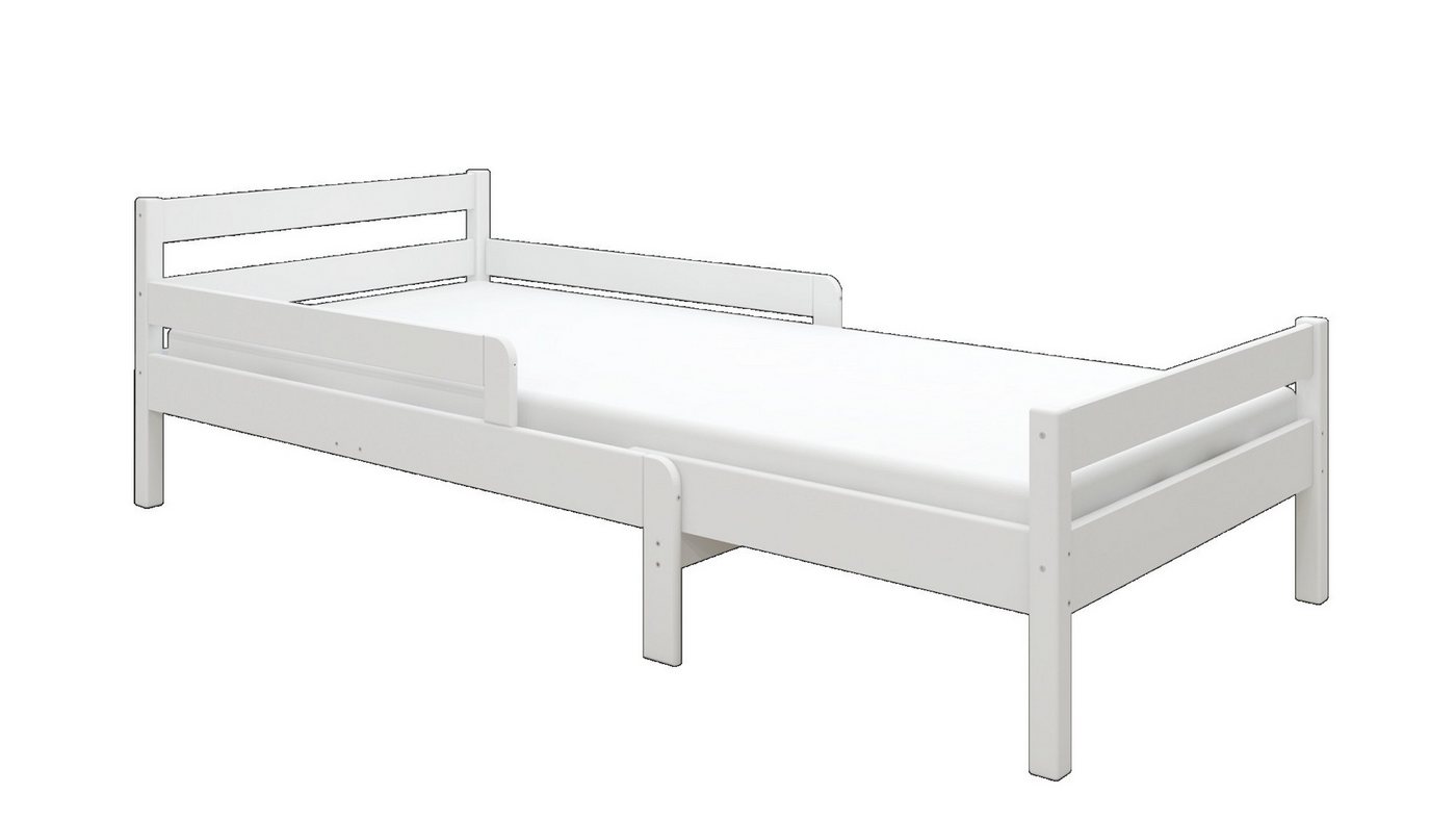 Home affaire Kinderbett Wenke, ausziehbar von 140 bis 200 cm, FSC® (90cm Breite, 140-200cm Liegefläche), massive Kiefer, mit Lattenrost, zeitlose Optik, Rausfal – Bild 3 von 5