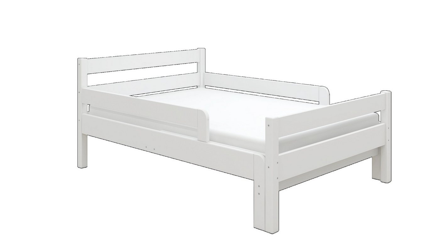 Home affaire Kinderbett Wenke, ausziehbar von 140 bis 200 cm, FSC® (90cm Breite, 140-200cm Liegefläche), massive Kiefer, mit Lattenrost, zeitlose Optik, Rausfal – Bild 5 von 5