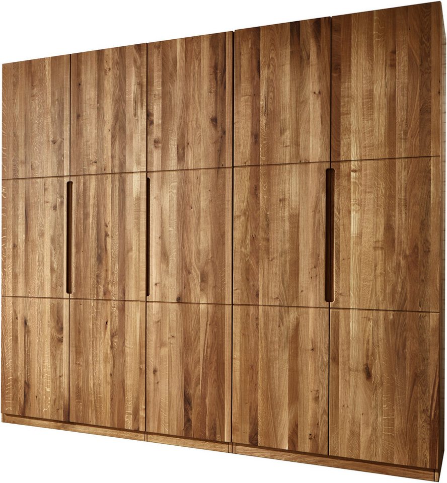 Home affaire Kleiderschrank Azelie, aus Wildeiche Massivholz-Kleiderschrank, im 50 cm Raster planbar – Bild 2 von 5
