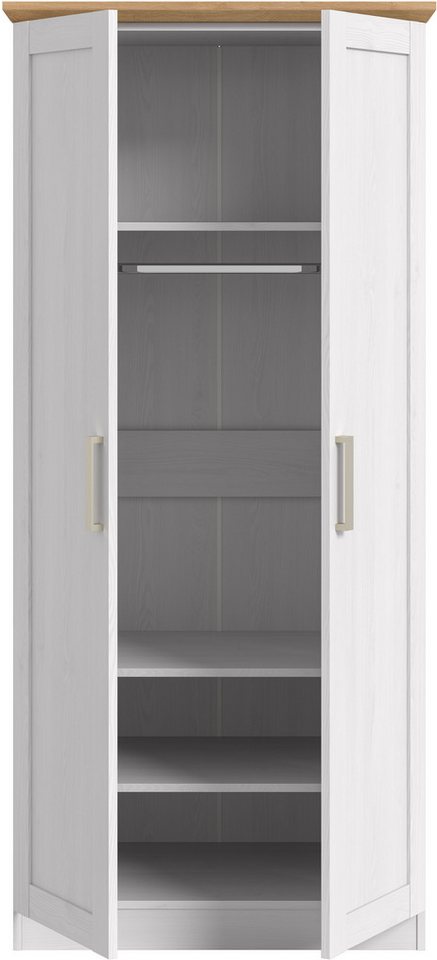 Home affaire Kleiderschrank BAKKE, Kleiderschrank inkl. 1 Kleiderstange (1-St) Kleiderschrank, Drehtürenschrank, Graderobenschrank, Mehrzweckschrabnk – Bild 5 von 5