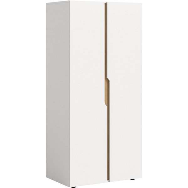 Home affaire Kleiderschrank BJÖRNEBORG, Schlafzimmerschrank, Garderobe, Schrank (inklusive Wechselblende in anthrazit und Artisan Eiche Nachbildung) Breite 80cm