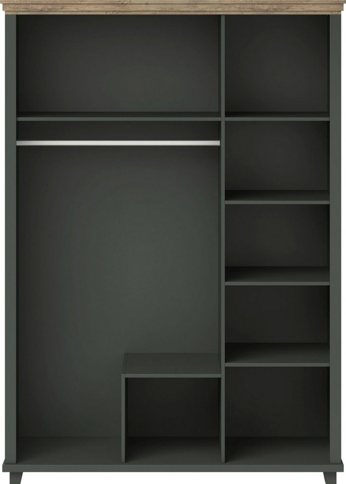 Home affaire Kleiderschrank Evora, Landhausschrank in 3 verschieden Größen, Türen mit Soft- Close Kleiderschrank mit Spiegel, aus FSC®-zertifiziertem Holzwerkst – Bild 4 von 5