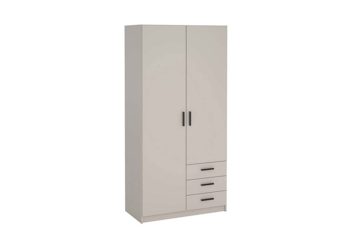 Home affaire Kleiderschrank Sprint, viel Stauraum, robuste Qualität, 3 Breiten 98, 147, 195 cm Breite 98,5/147 oder 195,5 cm, je mit Einlegeböden und Kleidersta – Bild 5 von 5