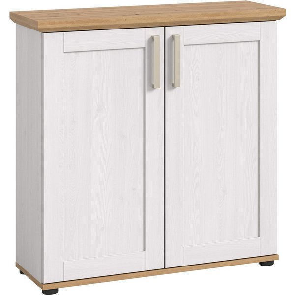 Home affaire Kommode Cosenza, Cosenza Highboard 88 cm, 2 Türen, 3 Fächer, Wohnzimmer