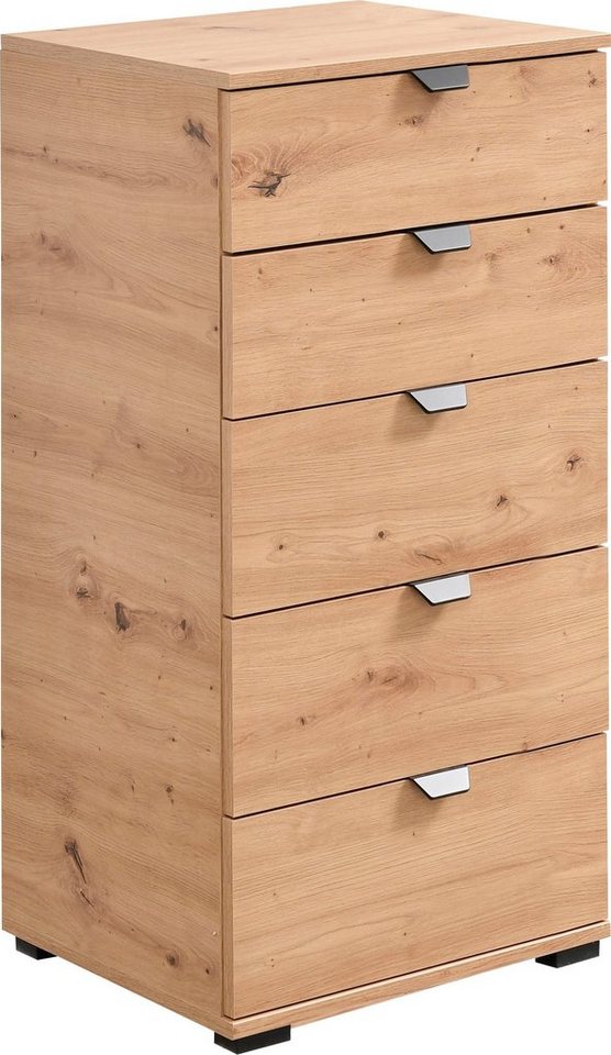 Home affaire Kommode Duero Schubkastenkommode, mit 5 Schubkästen, Breite ca. 45 cm, Höhe 95 cm – Bild 3 von 5