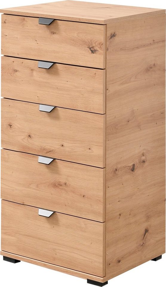 Home affaire Kommode Duero Schubkastenkommode, mit 5 Schubkästen, Breite ca. 45 cm, Höhe 95 cm – Bild 5 von 5