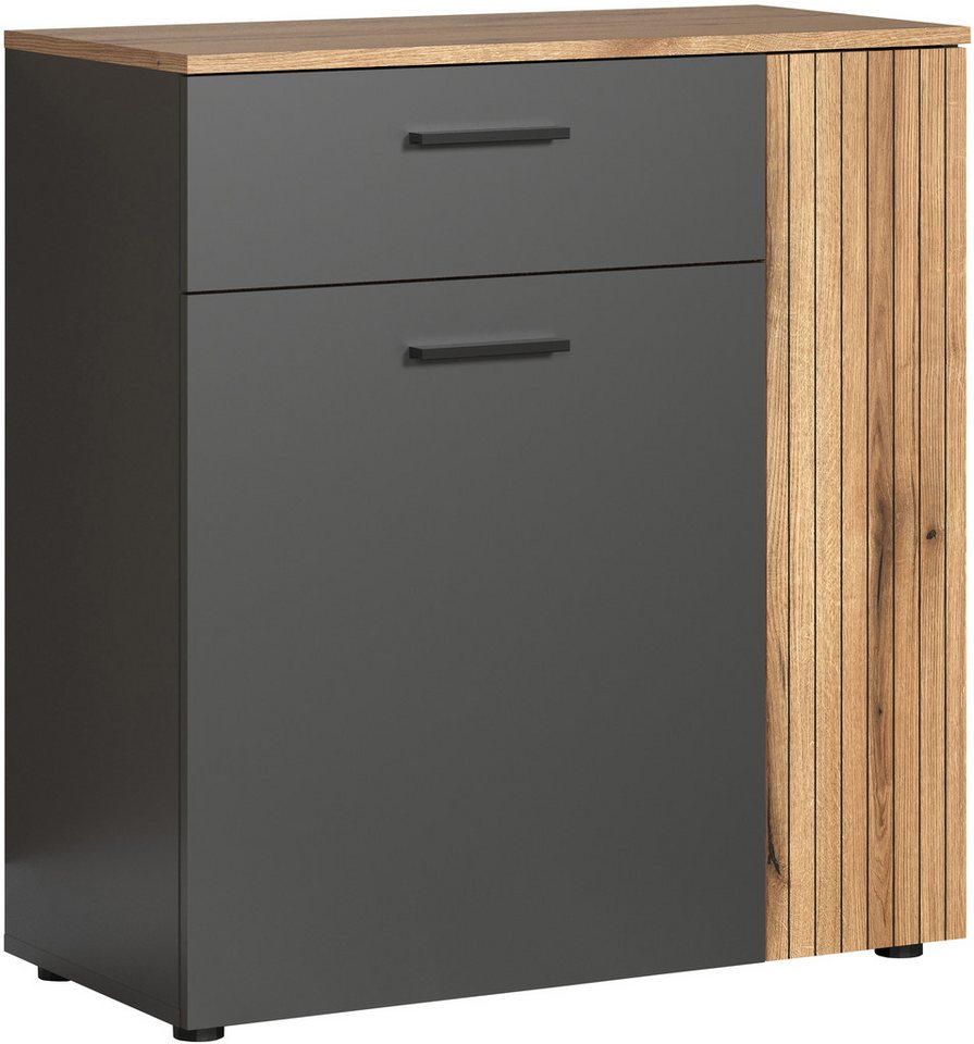 Home affaire Kommode Estepona (1 St), Aufbewahrungsschrank für viele Räume - (B/T/H) 80/38/86 cm – Bild 2 von 5