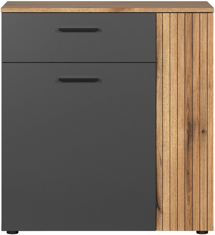 Home affaire Kommode Estepona (1 St), Aufbewahrungsschrank für viele Räume - (B/T/H) 80/38/86 cm – Bild 4 von 5