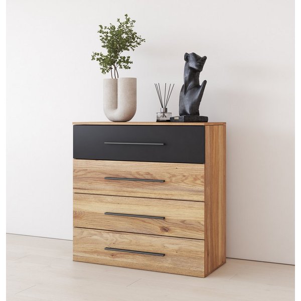 Home affaire Kommode Faweza,Breite 91 cm, Schubladenkommode, Sideboard mit Schublden, Mehrzweckschrank viel Stauraum