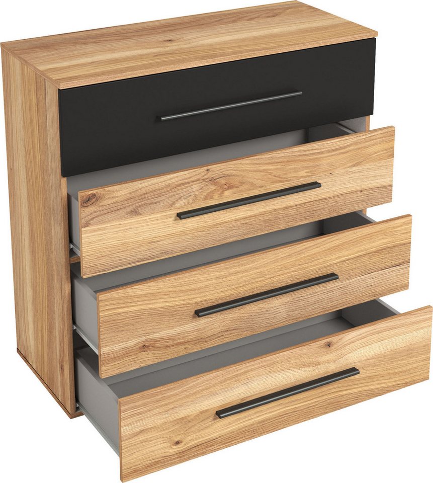 Home affaire Kommode Faweza,Breite 91 cm, Schubladenkommode, Sideboard mit Schublden, Mehrzweckschrank viel Stauraum – Bild 3 von 5