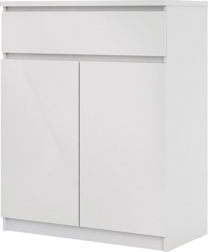 Home affaire Kommode Naia, abgerundete Schubladenkanten auf Metallgleiter, Breite 80,2 cm – Bild 3 von 5