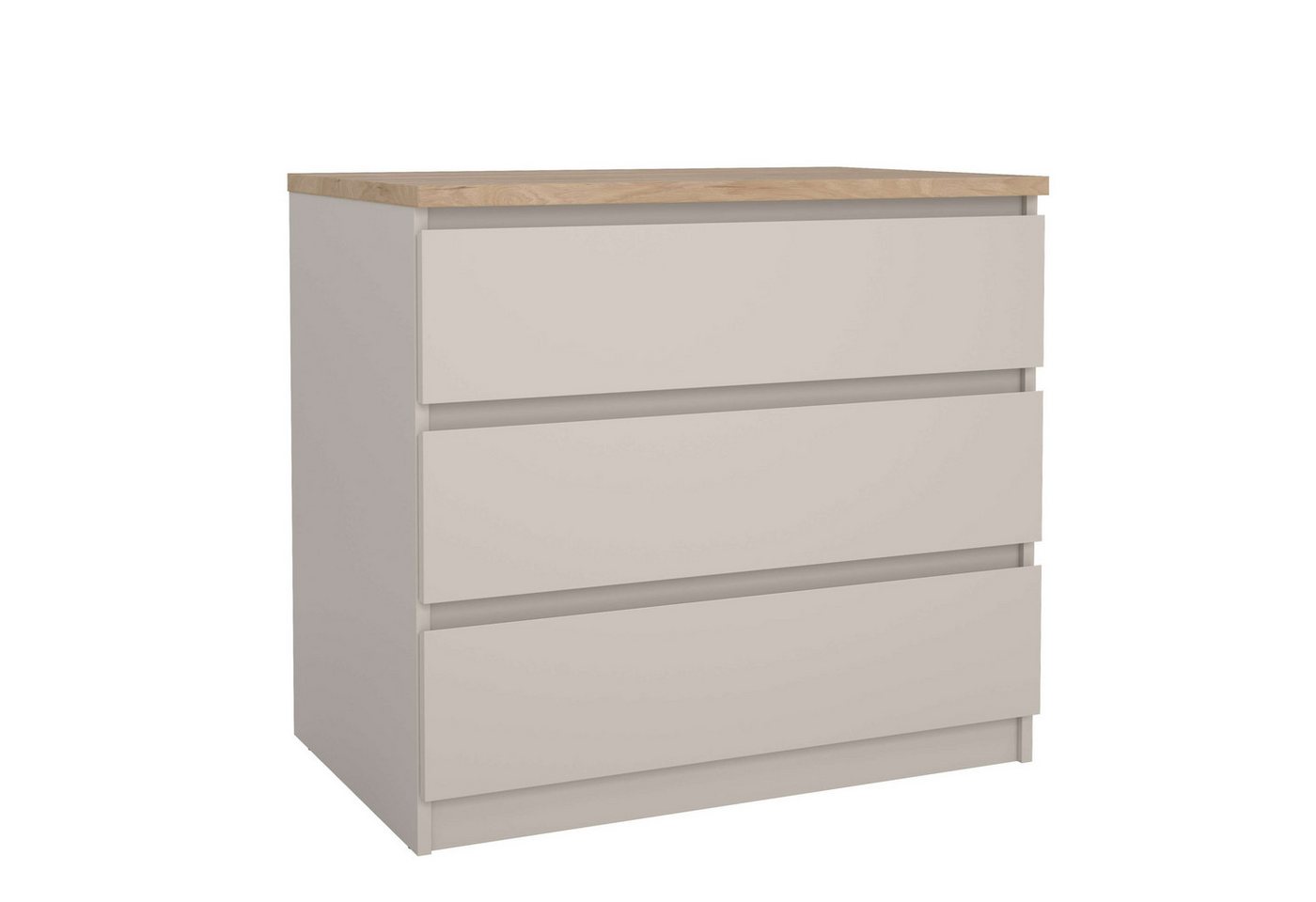 Home affaire Kommode Naia, Modern, mehrere Farben,abgerundete Schubladenkanten auf Metallgleiter – Bild 3 von 5