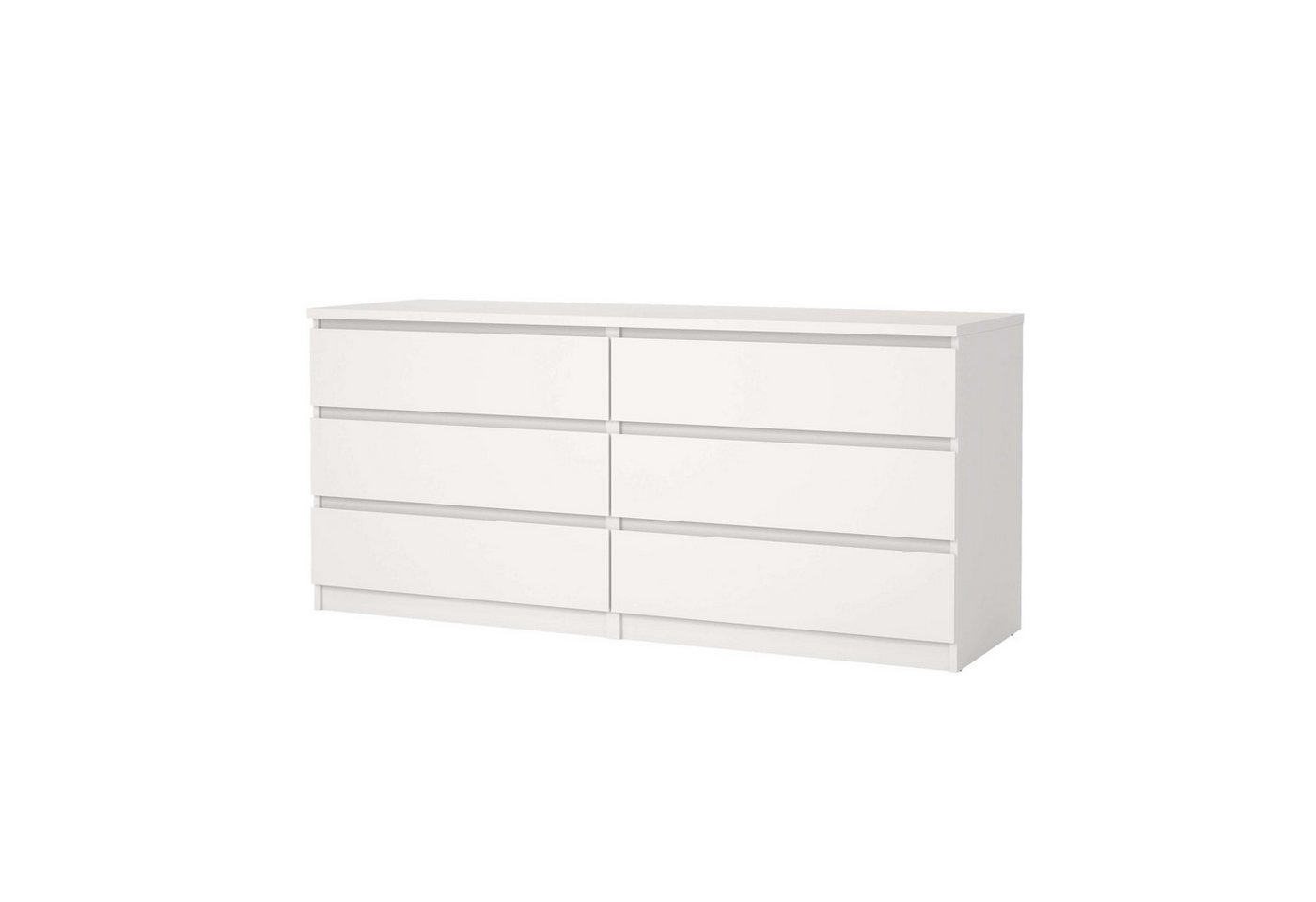Home affaire Kommode Naia, 6 Schubladen im skandinavischen Design, Breite 158 cm, Modern, skandinavisches Design, in mehrere Farben, Metallgleiter – Bild 4 von 5